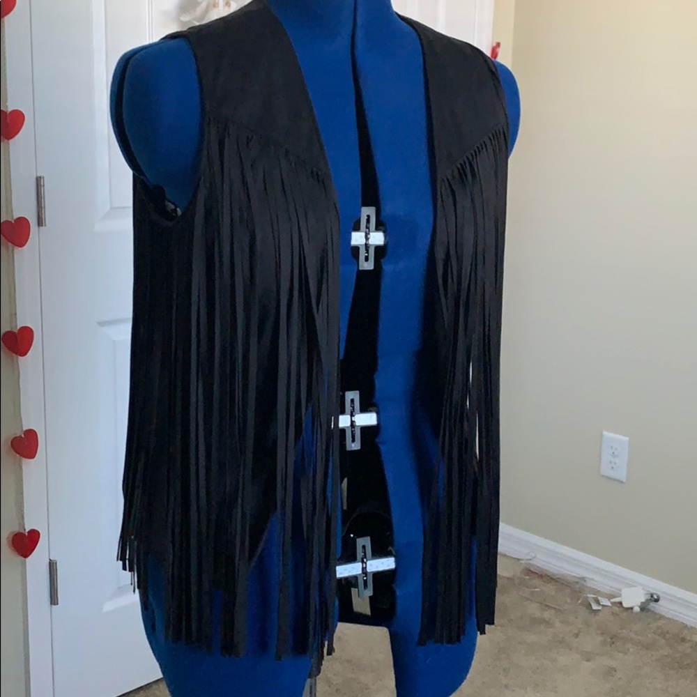 Suede vest